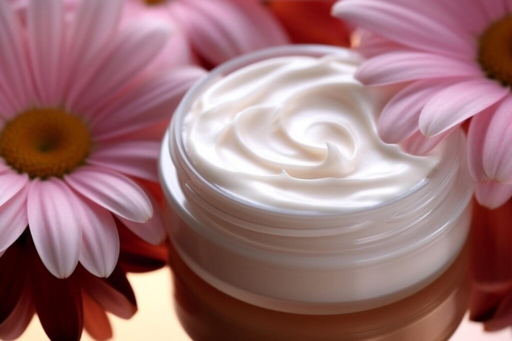 Crème soin pour illustrer l'offre fête des mères de Maison de beauté by Karine D