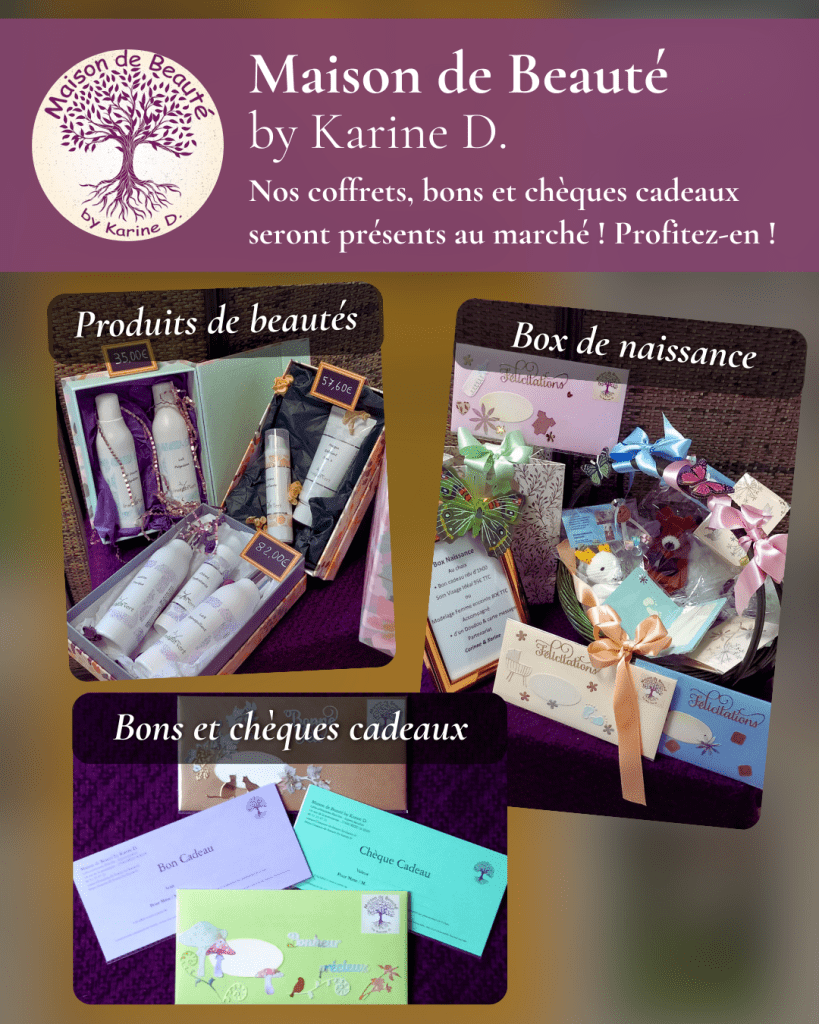 Produits, prestations et bons cadeaux au marchĂ© de la fĂȘte de la Moisson 2025 de Longchamps