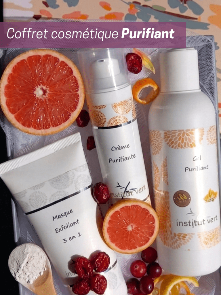 Coffret comestiques purifiant institut vert